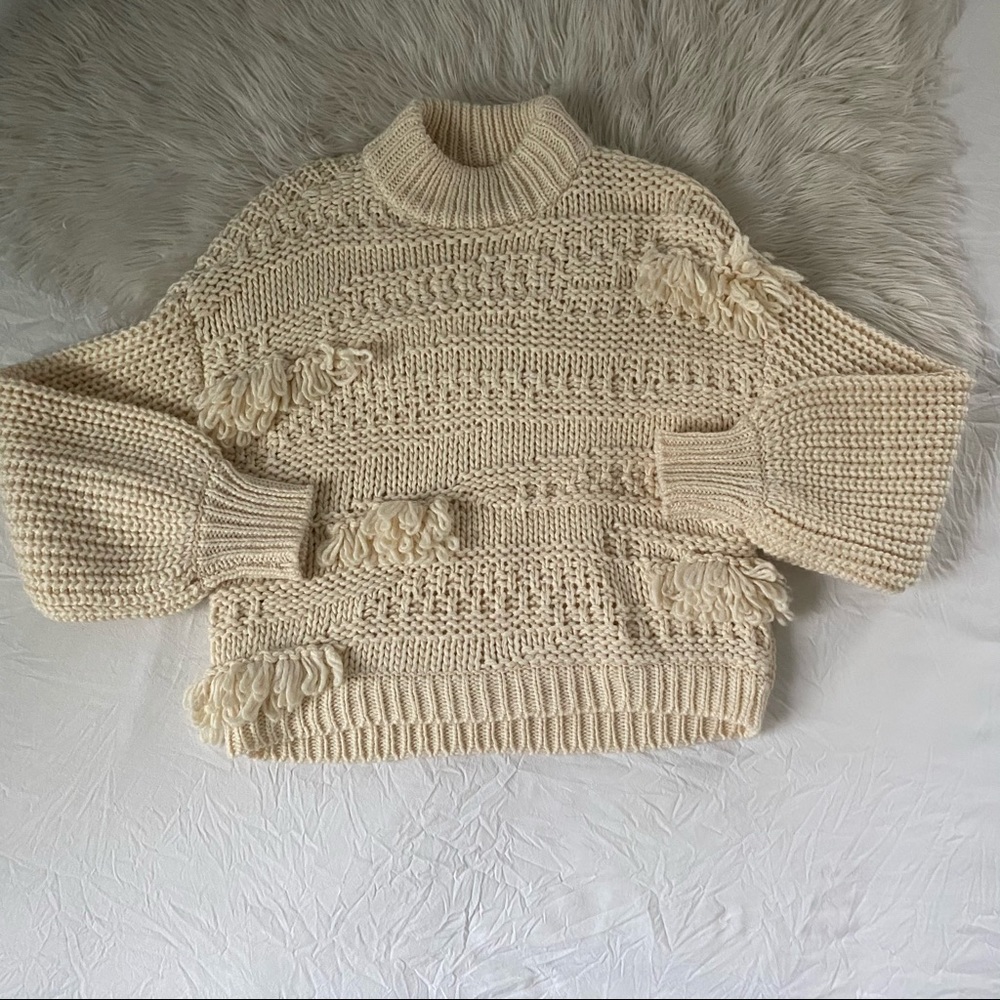 never worn chunky sweater